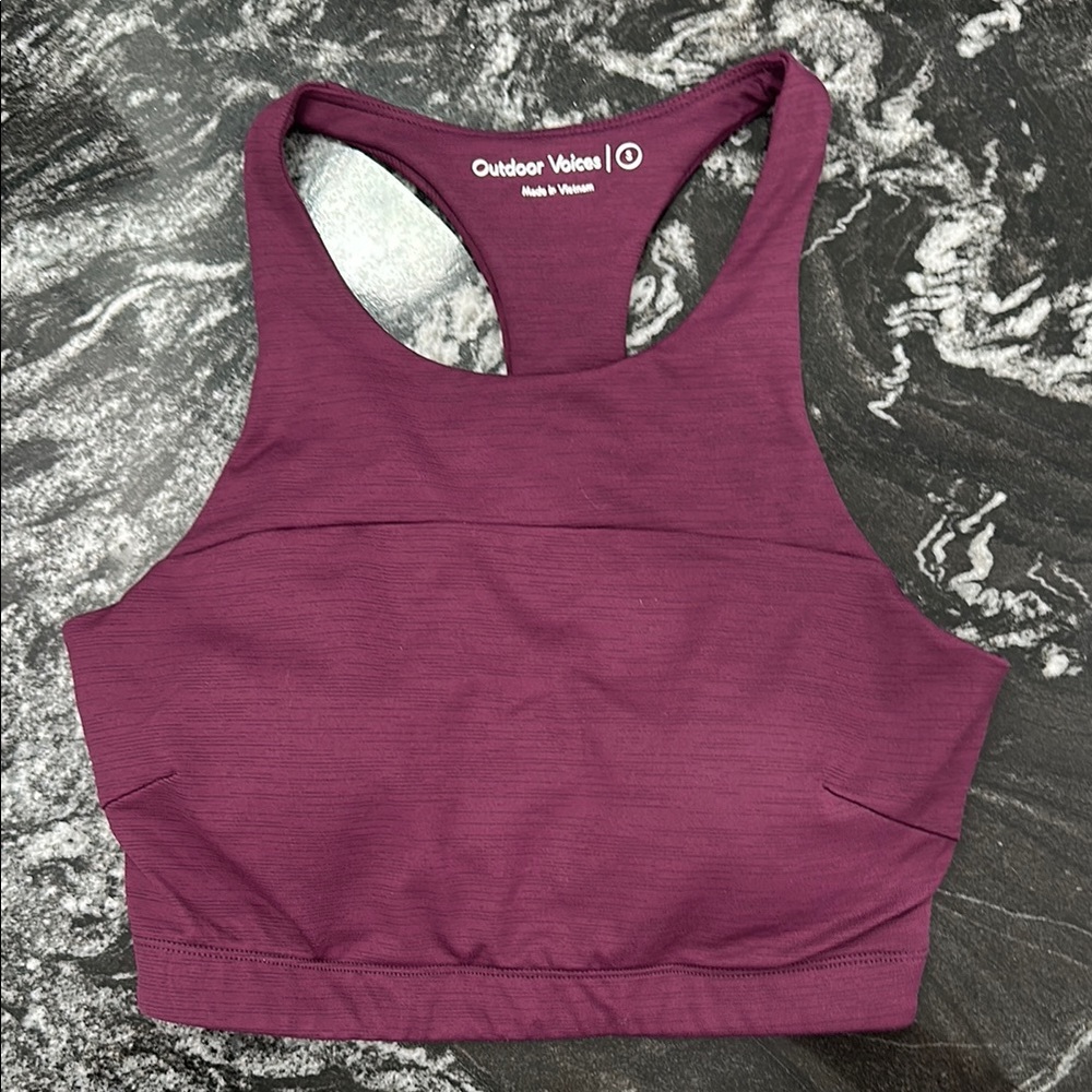 Outdoor Voices Women's Purple Sports Bra